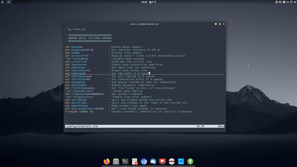 Neovim — конфигурация редактора: базовая настройка 