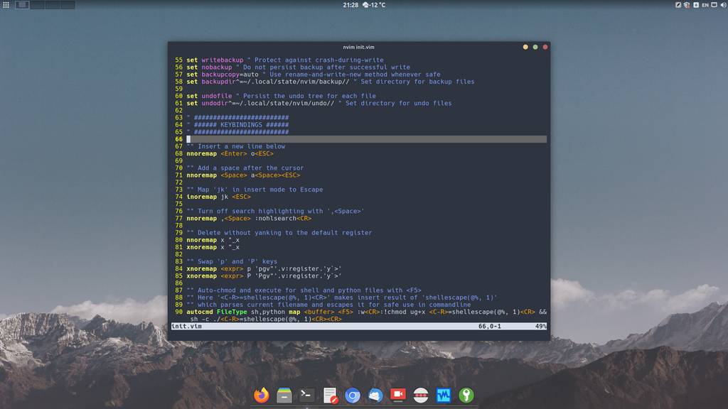 Neovim — конфигурация редактора: настройка горячих клавиш и автозапуск команд 