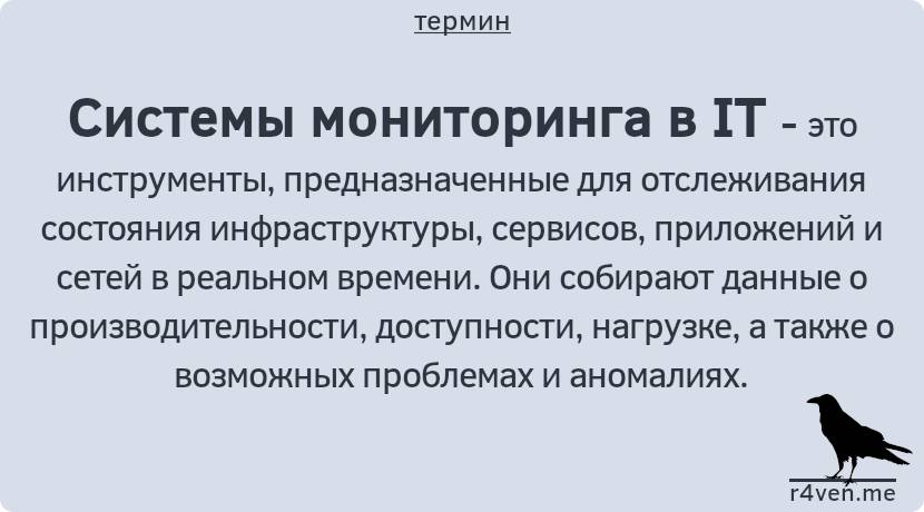 Что такое системы мониторинга в IT? 