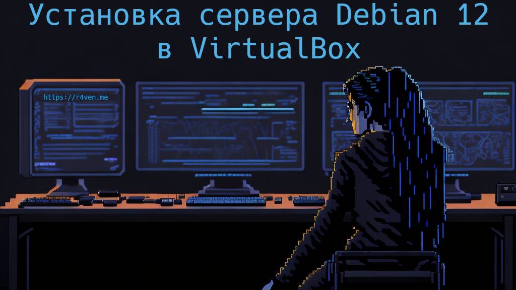 Установка сервера Debian 12 в VirtualBox 